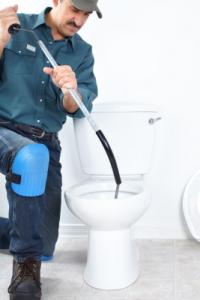 Plumber in pittsburg ca snakes a toilet